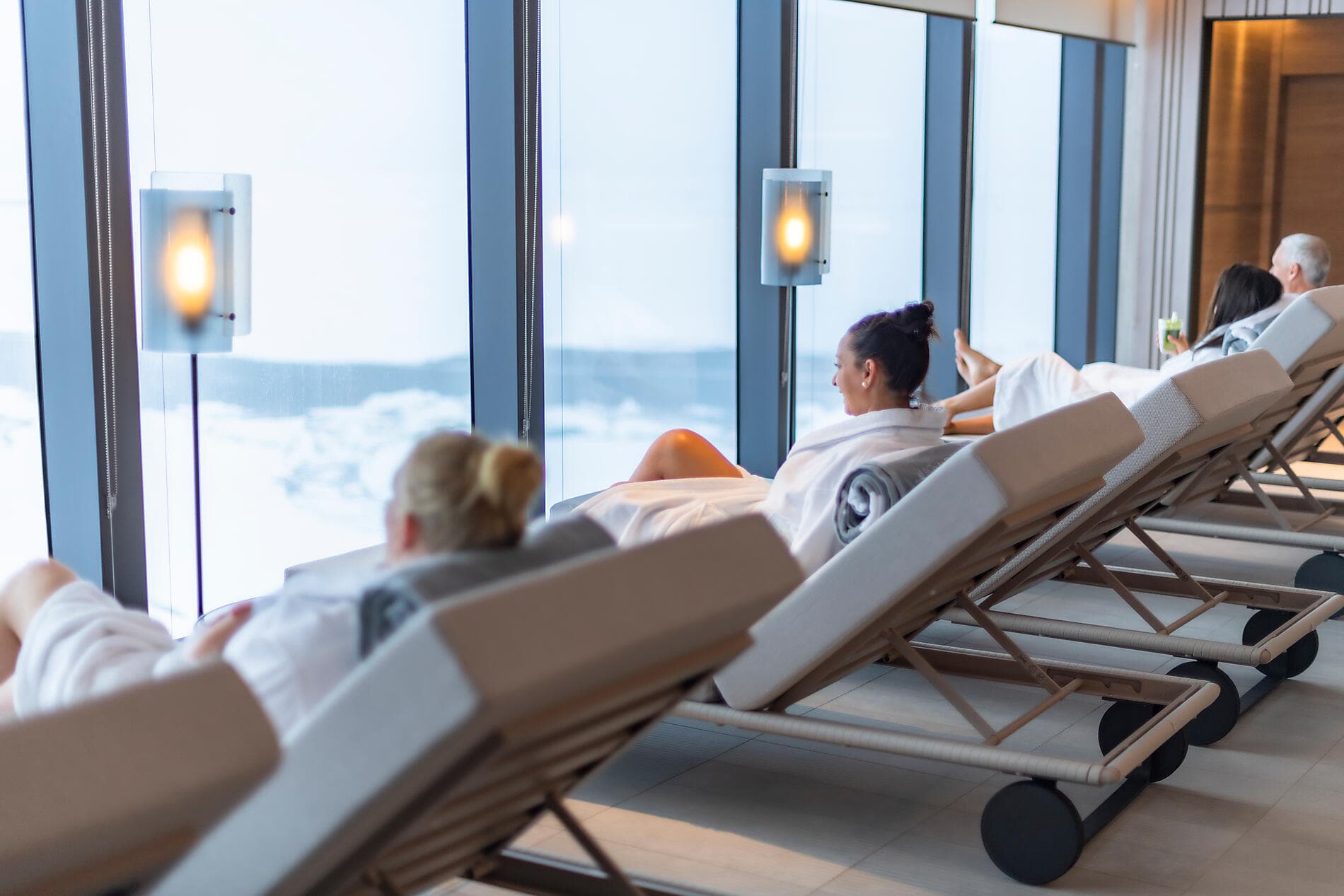 Crépuscule polaire du Cap Nord au Spitzberg 