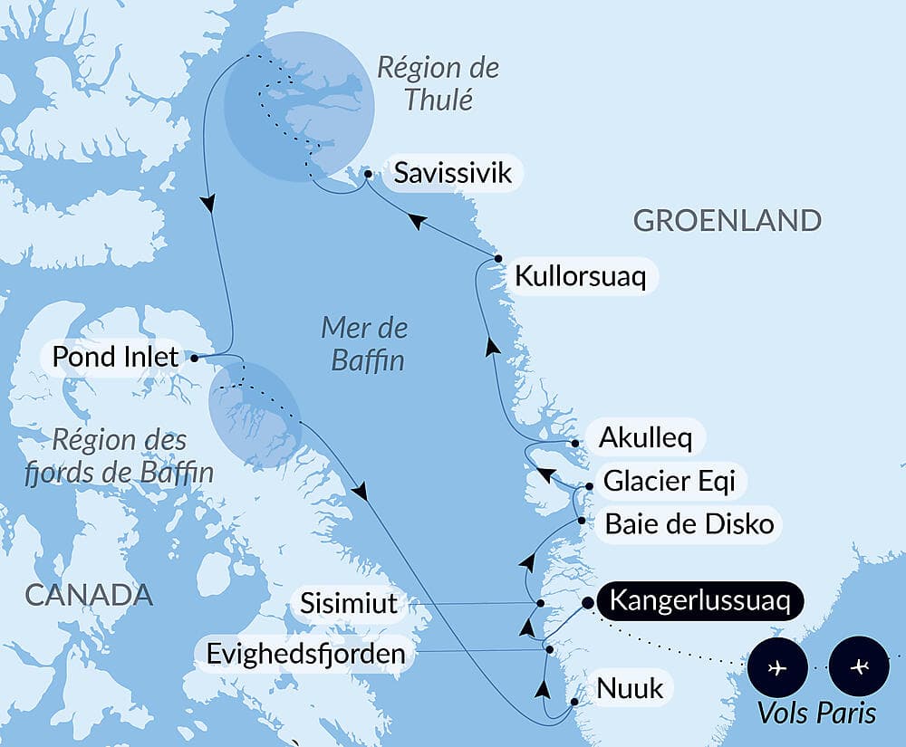 Cap sur la région de Thulé