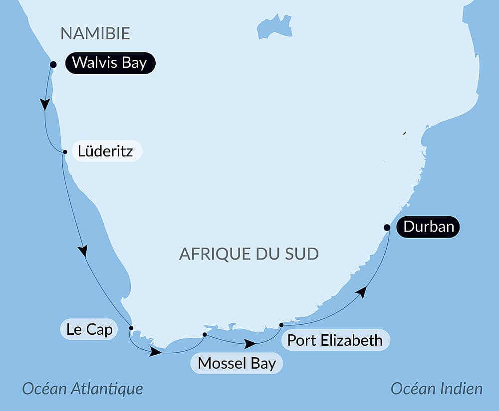 Namibie et Afrique du Sud   null