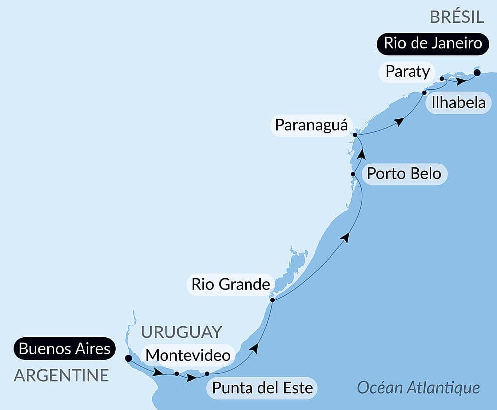 Rivages et cités emblématiques d'Amérique du Sud