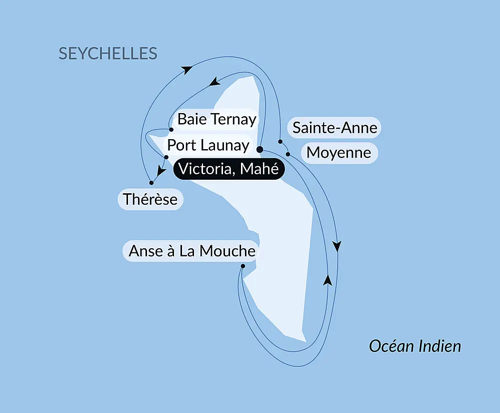 Les Seychelles sous les voiles du Spirit of Ponant  null