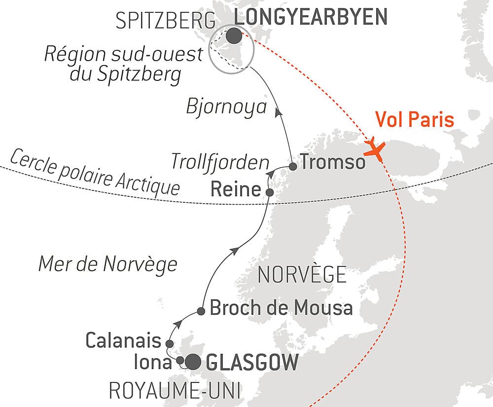 De l'Écosse au Spitzberg