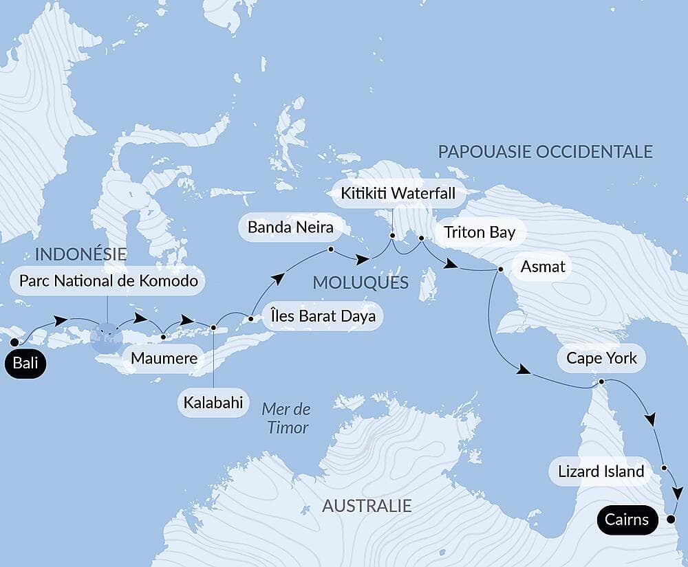 Odyssée tropicale entre Indonésie et nord-est Australien